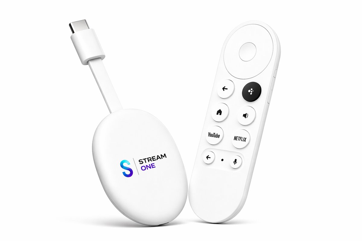 Stream One® 4K Android TV – Android 14 – HDMI – Dual-band Wifi – Smart TV Upgrade — cadeau in Elektronica - foto 4
