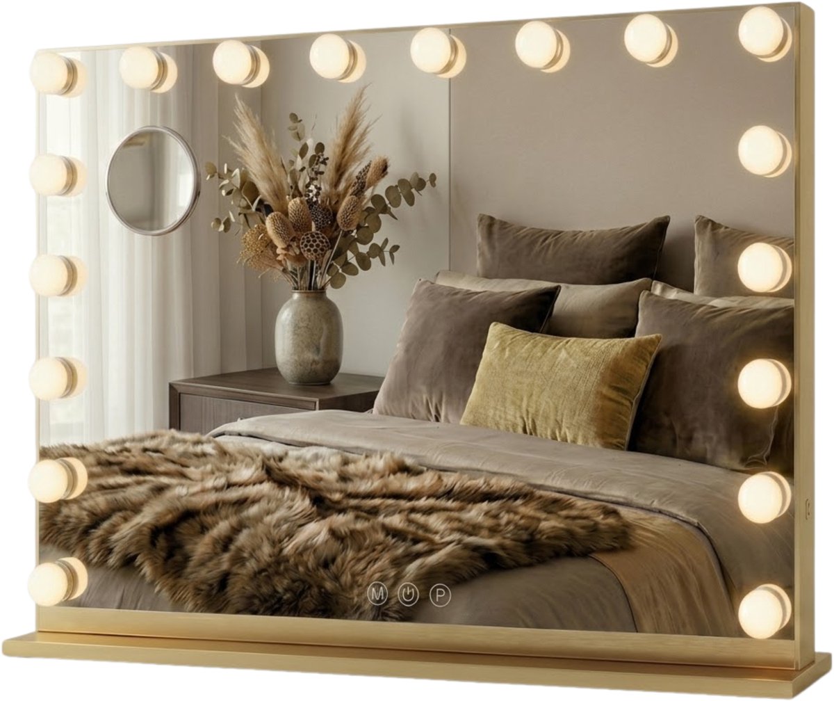 Bol.com Bayt Hollywood Spiegel met Verlichting - Make Up Spiegel met Verlichting - Spiegel met Verlichting - Hollywood Spiegel 8... aanbieding