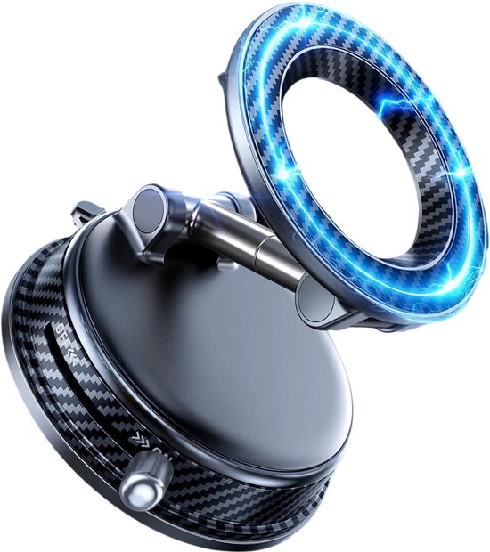 Auto telefoonhouder - Magnetische autotelefoonhouder - Autotelefoonhouder zuignap - 2-in-1 magnetische telefoonhouder - Sterke zuigkracht - 360° zicht - Geschikt voor dagelijks woon-werkverkeer, vrachtwagens en bedrijfsvoertuigen, en autodashboards