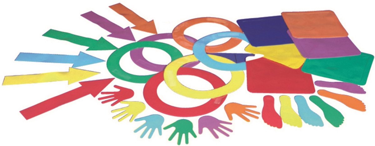 Spordas vloer markers set van 30 stuks voor spel en beweging.