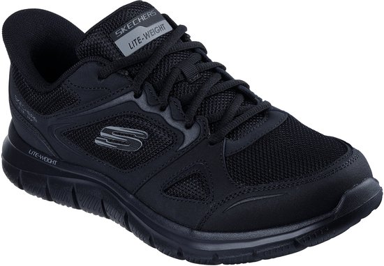 Buty Męskie SKECHERS TRACK EZRAL 233039-BBK Czarne 43