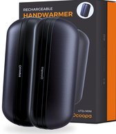 Ocoopa® Handwarmers Oplaadbaar 2x – 5.200mAh – 3 Krachtige Warmtestanden + Heat Memory – Magnetisch – USB-C Oplaadbaar – Aluminium