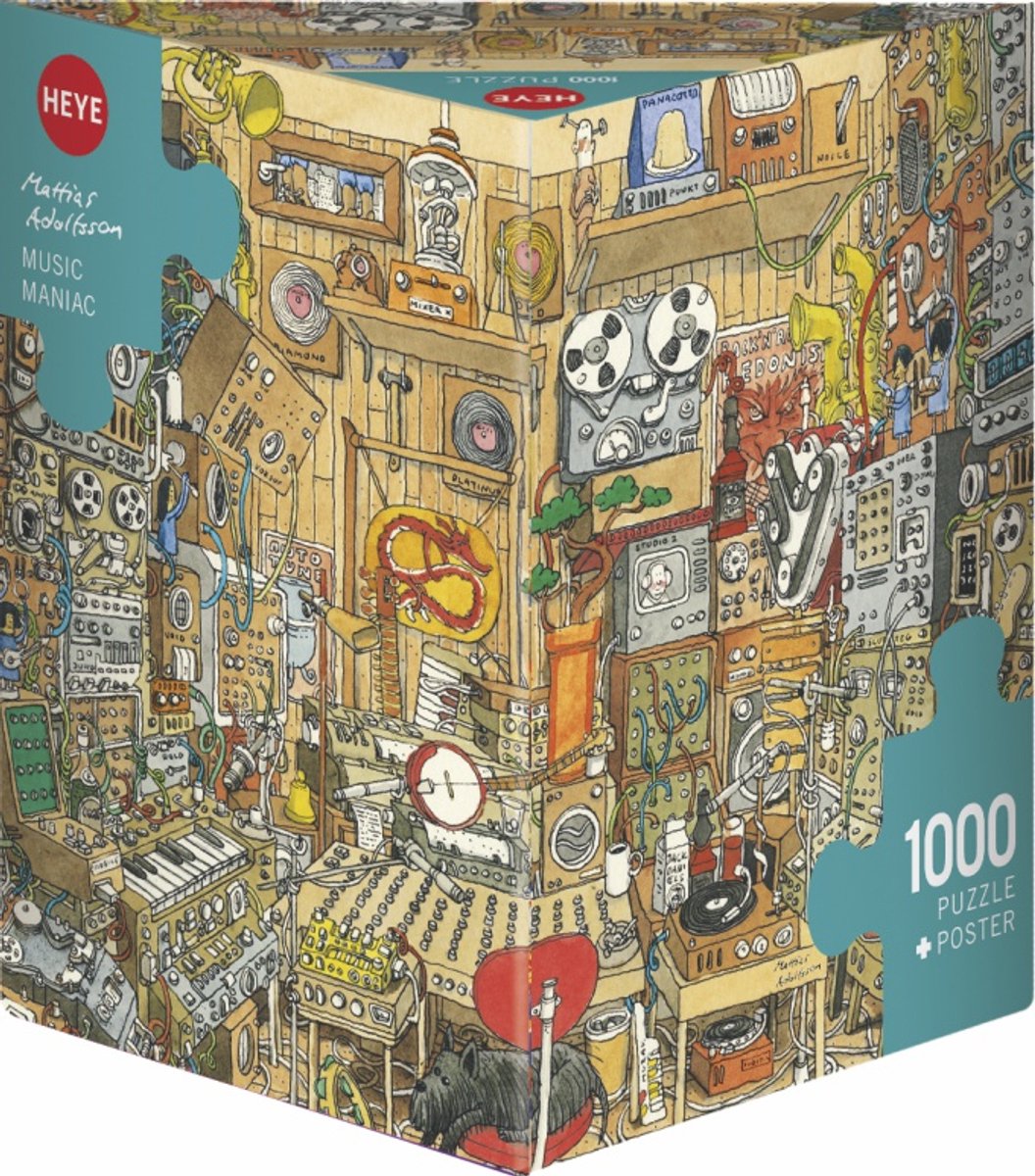 Heye Puzzel Puzz.Music Maniac1000 3hk.