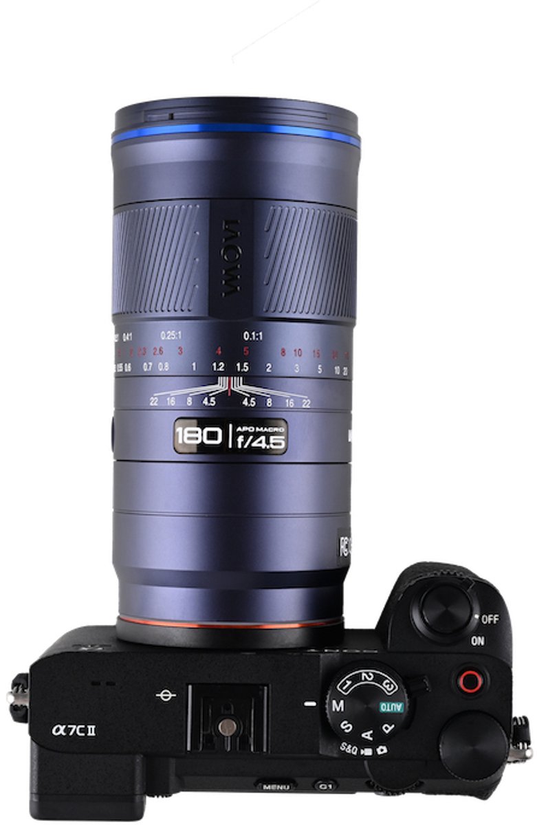 LAOWA 180mm f/4.5 Ultra Macro Apo 1.5x Objektiv kompatibel mit Canon EF (AF)