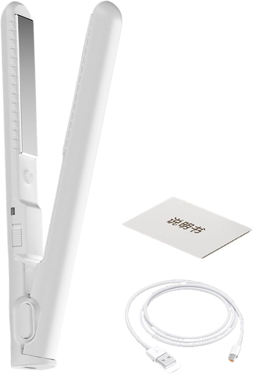 Draadloze Stijltang Krultang - Haarstylingtool Compact - Snel Haar Modelleren - 2-in-1 Functie - 18 x 5 x 5 cm
