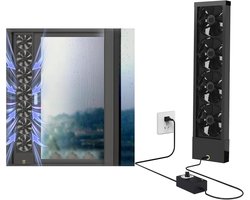 Raamventilator – Ventilator – Lucht Verfrissen – Geen Boren Nodig – 35-140cm – Wit