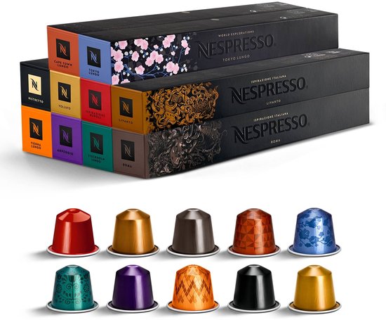 Nespresso Original Koffiecups Favorieten Pack - 100x capsules