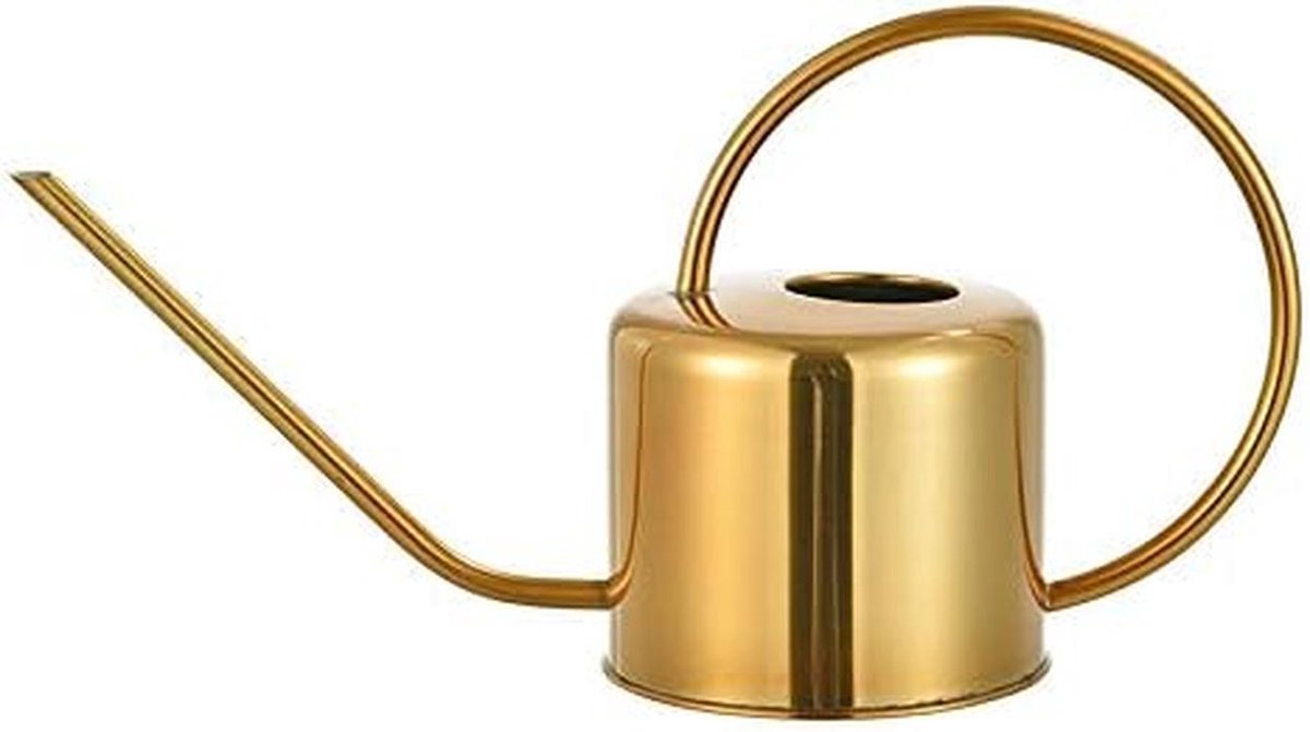 Roestvrijstalen Gieter 0.3-2 Liter Retro Ontwerp Goud en Zilver
