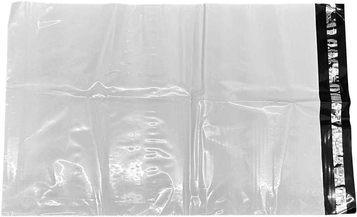 Kortpack - Coex-verzendzakken - 550mm x 650mm x 50my - 250 Stuks - Wit - met plakstrip - Voor kostbare goederen - (017.0040)