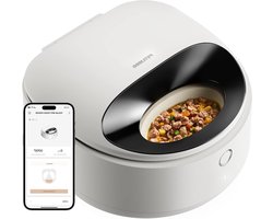 Automatische kattenvoeder met semiconductorkoeling en WiFi-appbediening voor vers nat voer, 3 dagen versheid, ideaal voor katten