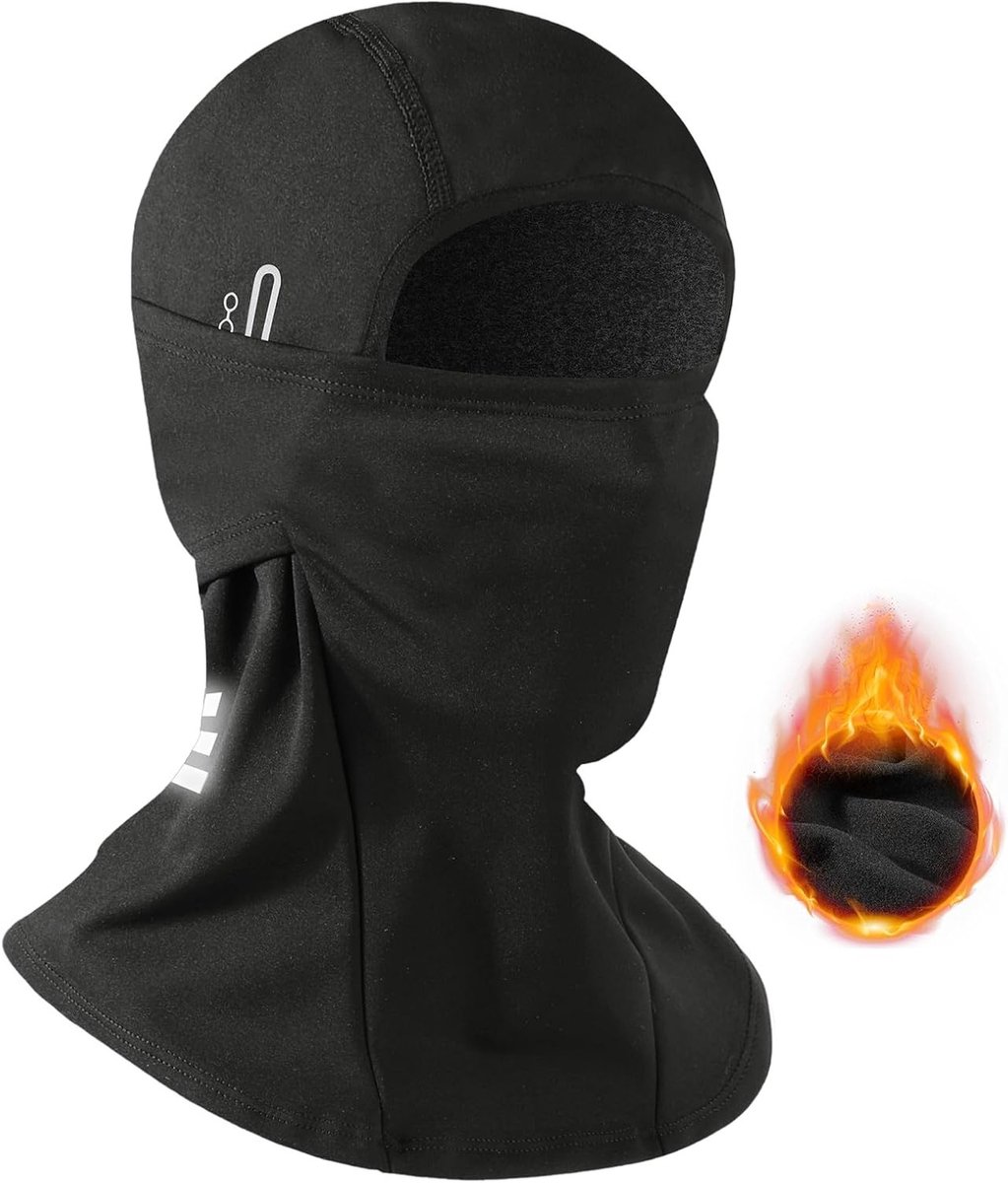 Thermisch Ski Masker, Winddicht Gezichtsmasker en Nekwarmer van Zacht Fleece voor Outdoor Sporten, Motorrijden en Wintersport