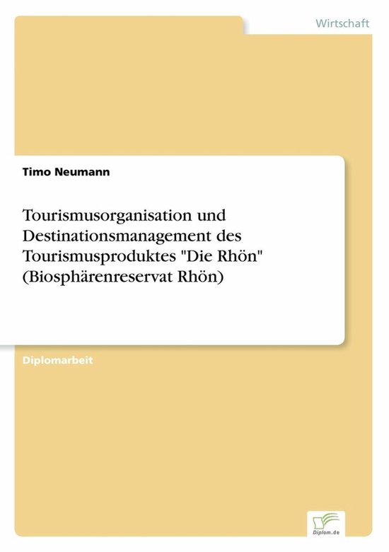 Tourismusorganisation und Destinationsmanagement des Tourism ... - cover