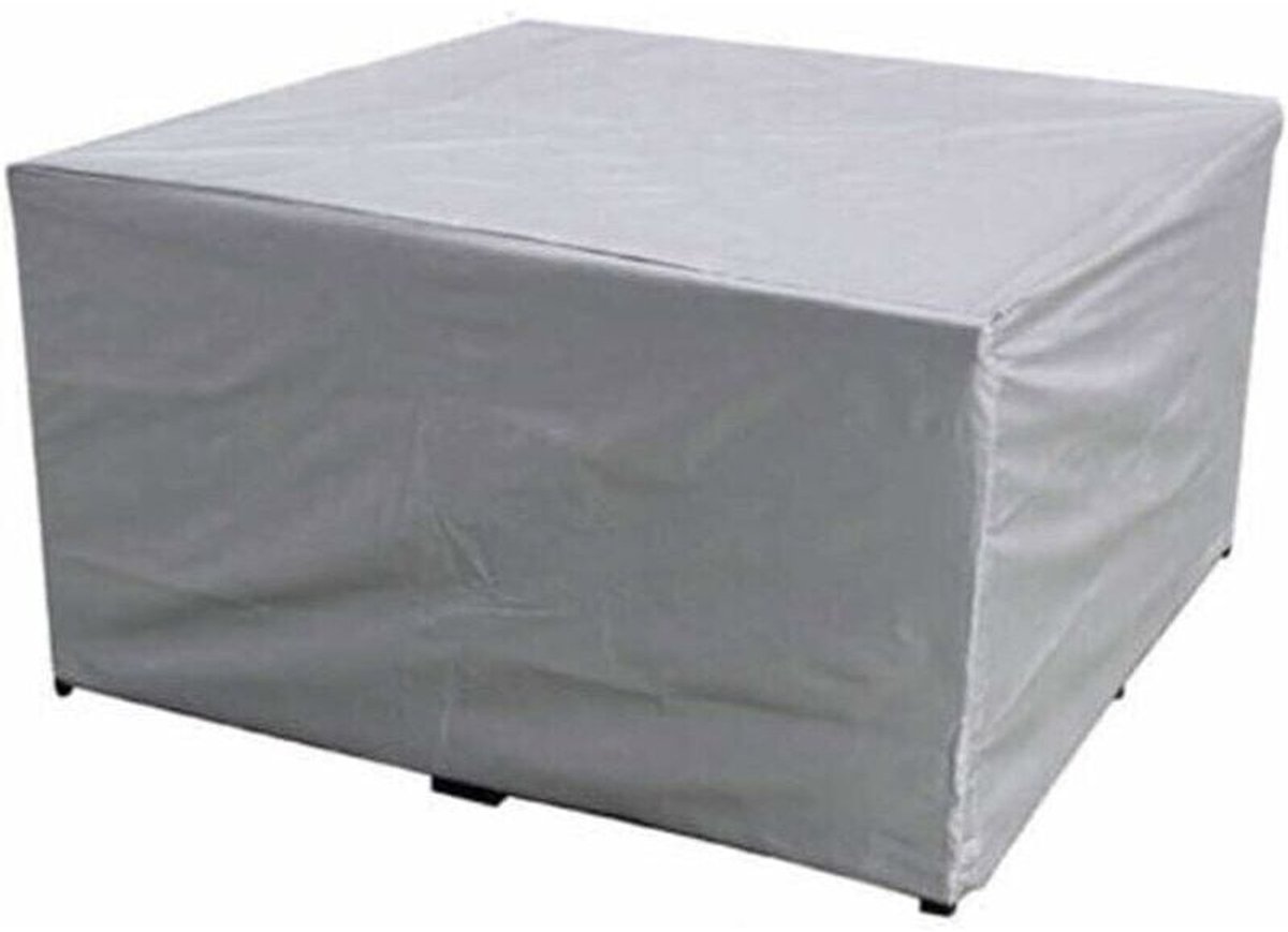Beschermhoes voor tuinmeubelen 150x150x75 cm – Waterdichte polyesterstof – UV-beschermend – Geschikt voor rechthoekige tafels en stoelen