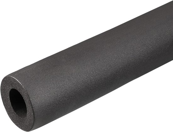 Schuimslangen voor isolatie van buizen, wrijving verminderen voor fitnessapparaten, koperen leidingen (zwart, 25 mm ID, 51 mm AD, 2 m)