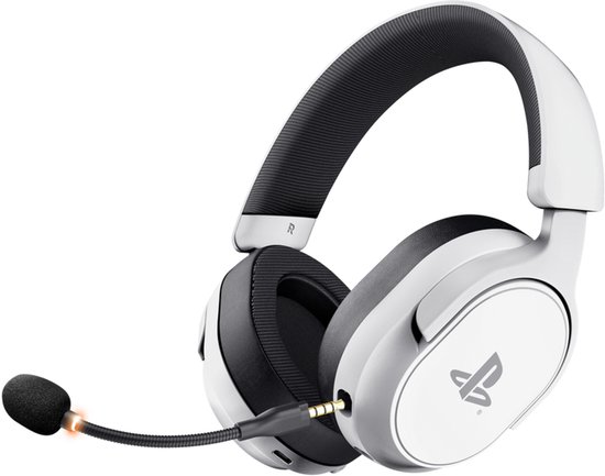 Trust GXT 499W Forta - Draadloze Gaming Headset - Official Licensed voor PS5 - werkt op PS4/PS5 - Batterijduur tot 55 uur - met USB-ontvanger - Wit
