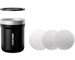 MHW-3BOMBER Shark strooibus– Magnetische Poederstrooier – Met 3 Verwisselbare Filters – Aluminium – Zwart – 120ml