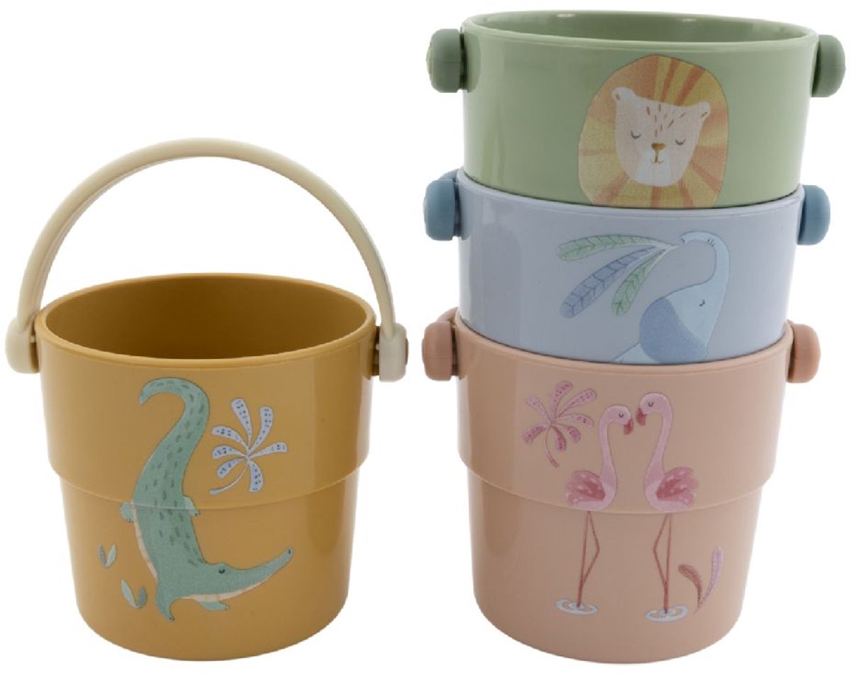 Little Dutch Safari Friends Badbekers — cadeau in Spellen & Speelgoed - foto 6