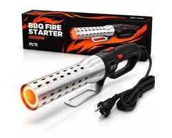 PyroProducts BBQ Aansteker - BBQ Accesoires - Looftlighter - One Minute Lighter - 2000W - Heat & Fan