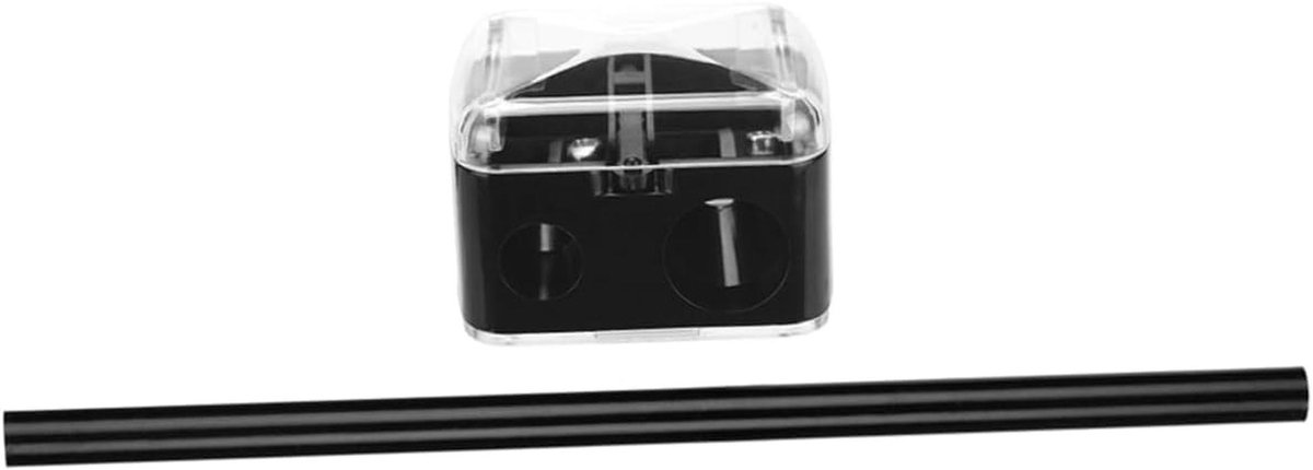 Wenkbrauw Potlood Set - Make-up Tools - Precisie Tekenen - Inclusief Slijper - 17.8 cm Lengte - Zwart