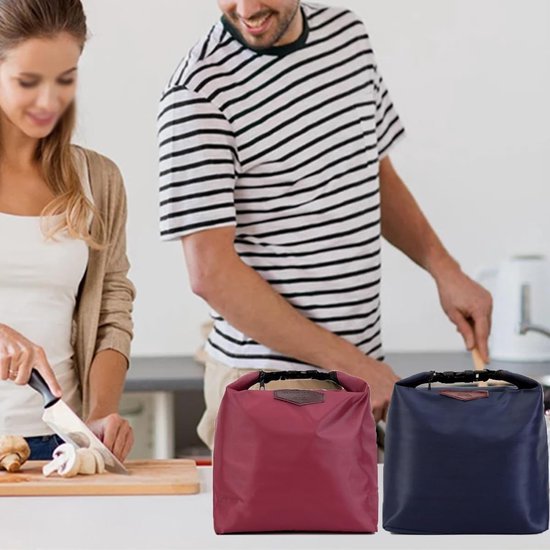Koelzakken Set - Kleine Koeltas - Reizen Kantoor Buiten - Waterdicht Oxford Doek - 27.5 x 26 x 8.3 cm — afbeelding 3