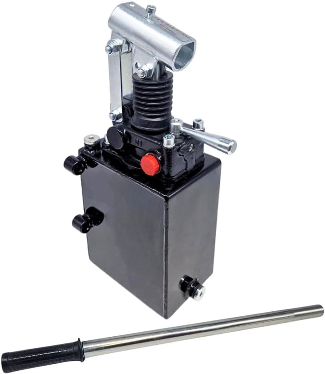 Dubbelwerkende Handpomp - Hydraulische Pomp - Cilinder Bediening - Geïntegreerde Tank - 45cc 2 Liter