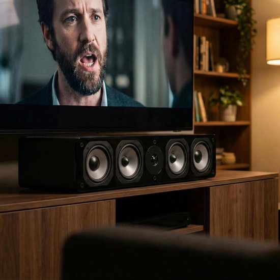 Center Luidspreker - Home Cinema - Films Geluid - 4 Woofer 525" - 75 x 25 x 165 cm - Zwart — afbeelding 4