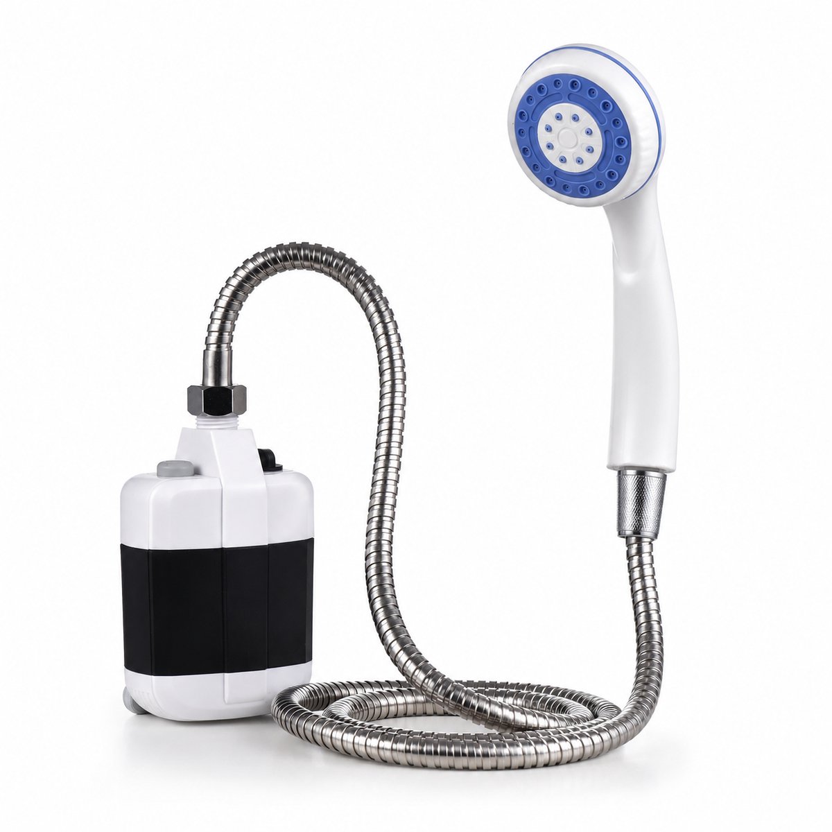 Solvix Campingdouche – Buitendouche – Camping Douche – Draagbare Douche met Elektrische USB Pomp – Mobiele Douche voor Kamperen, Auto en Huisdieren