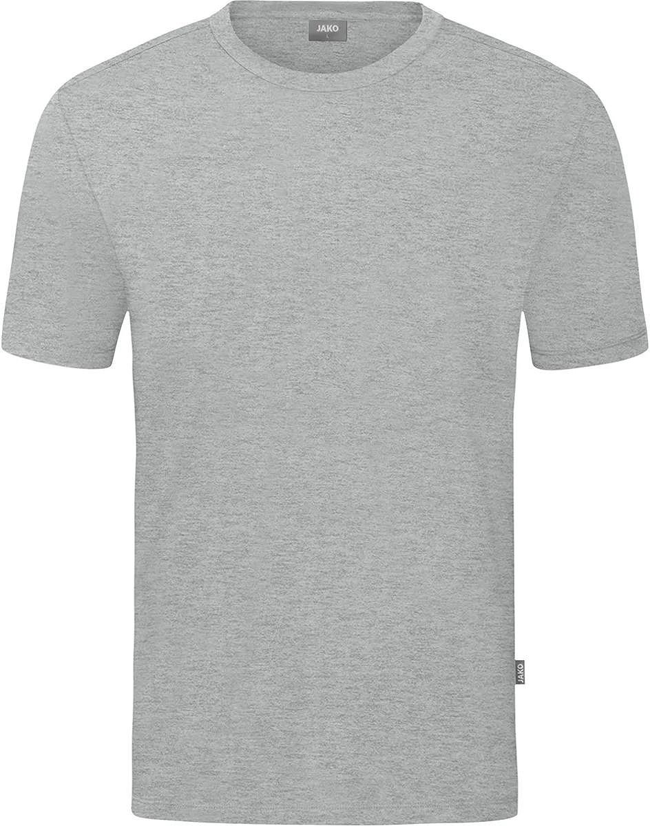 Jako Organic T-Shirt Heren - Lichtgrijs Gemeleerd | Maat: XXL