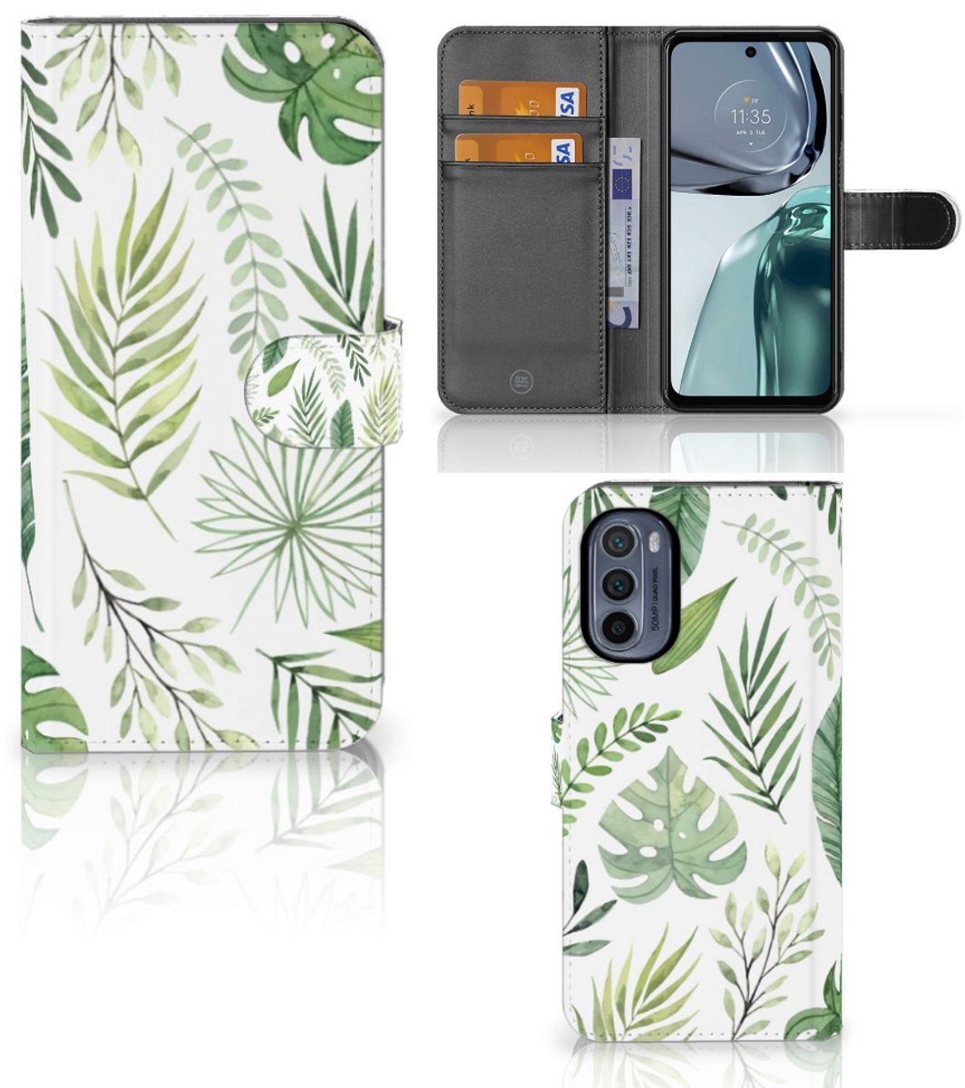 Motorola Moto G62 5G Hoesje Leaves
