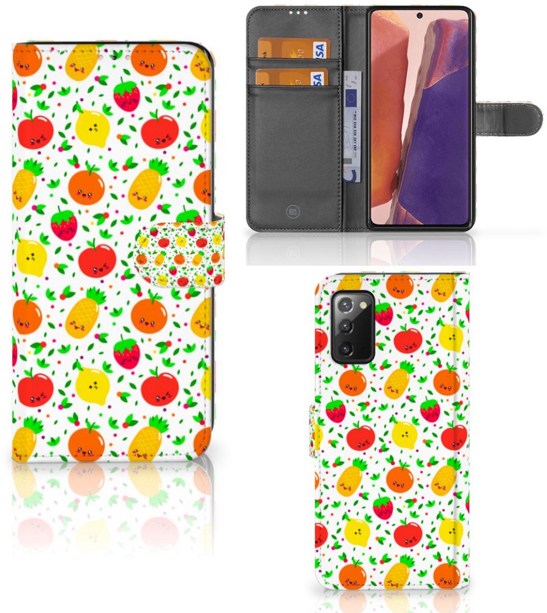 Samsung Galaxy Note 20 Book Cover Fruits