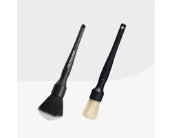 Detailrs Brush Deal - Detailing Brush - Detail Kwast - Car Detail Brush - Interieurborstel Auto - Stiff & Soft Brush - Car Detailing - Auto Detailing