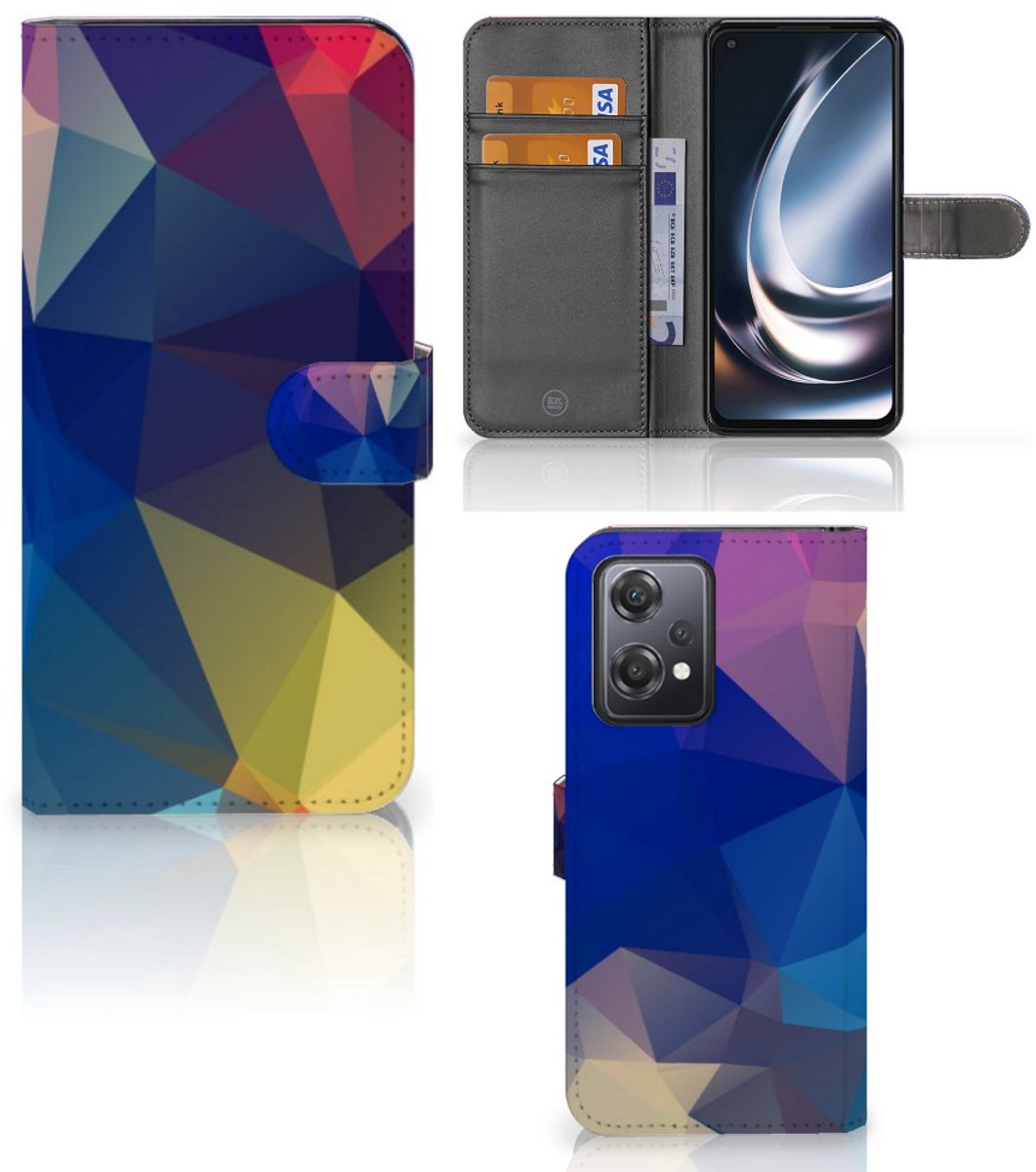 OnePlus Nord CE 2 Lite Book Case Polygon Dark