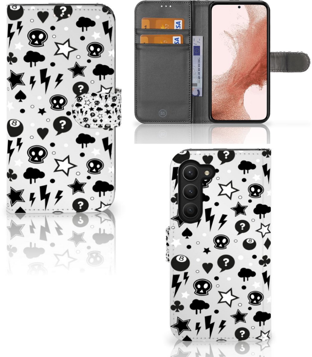 Telefoonhoesje met Naam Samsung Galaxy S23 Silver Punk
