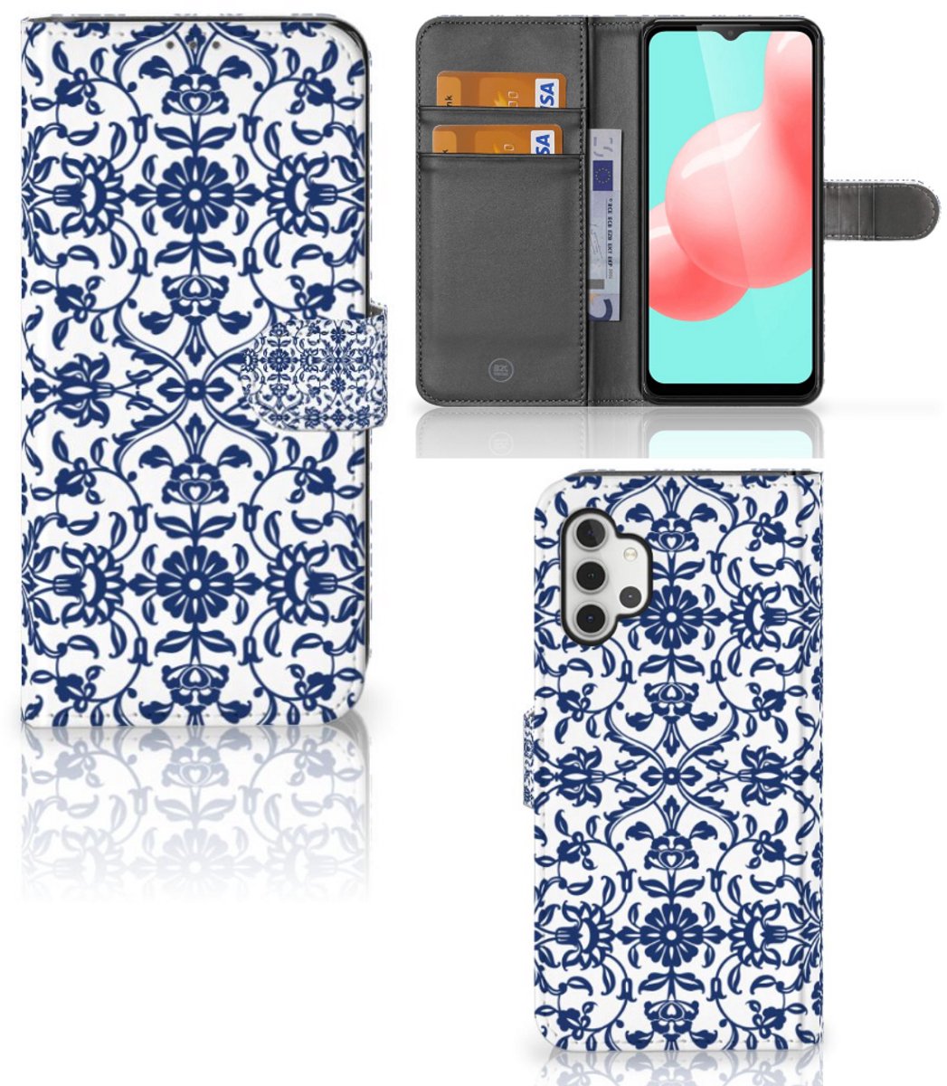 Samsung Galaxy A32 5G Hoesje Flower Blue