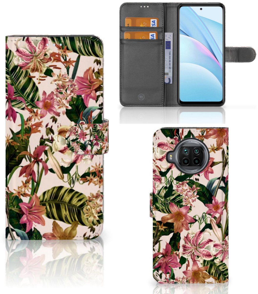 Xiaomi Mi 10T Lite Hoesje Flowers