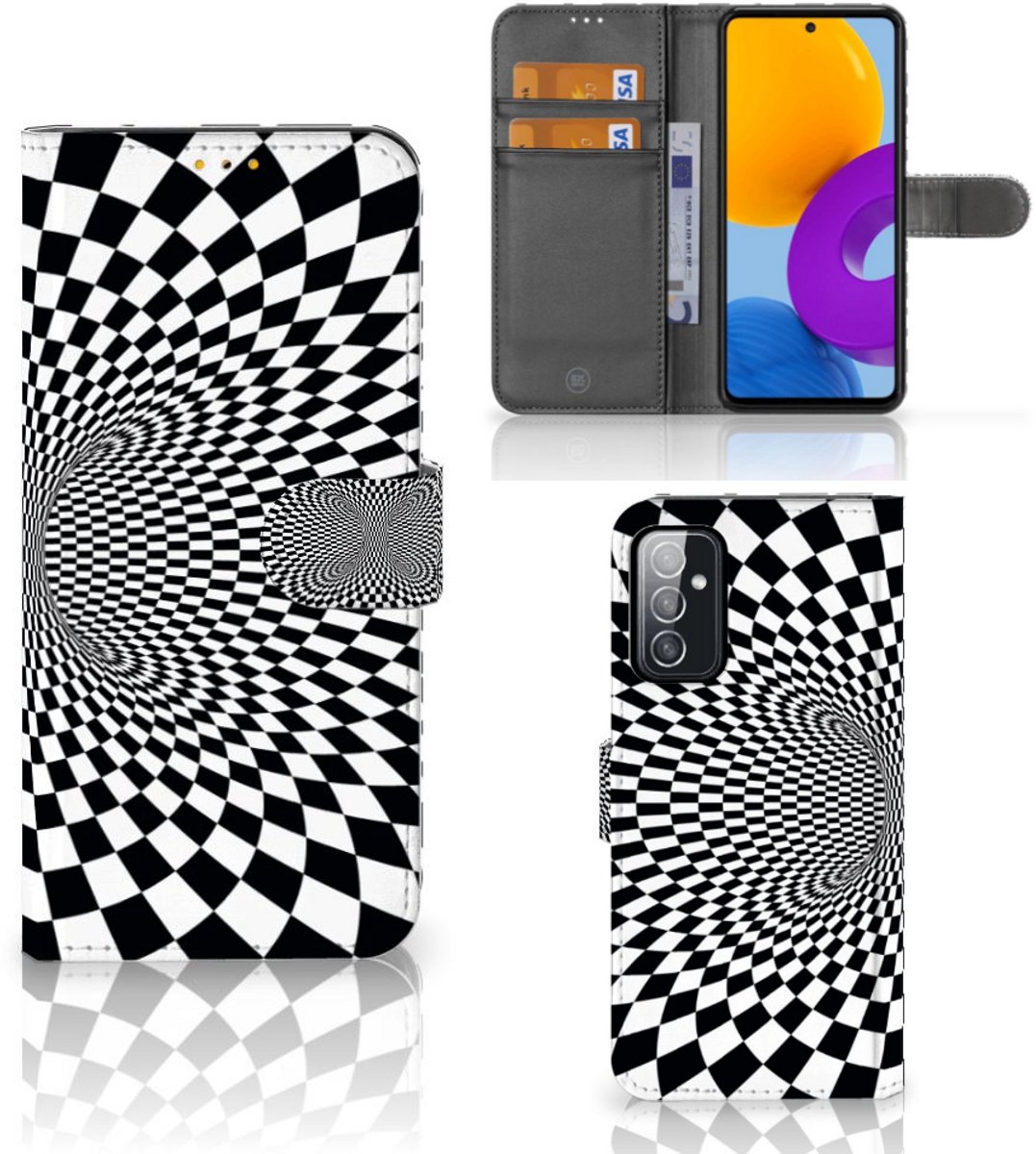 Samsung Galaxy M52 Book Case Illusie