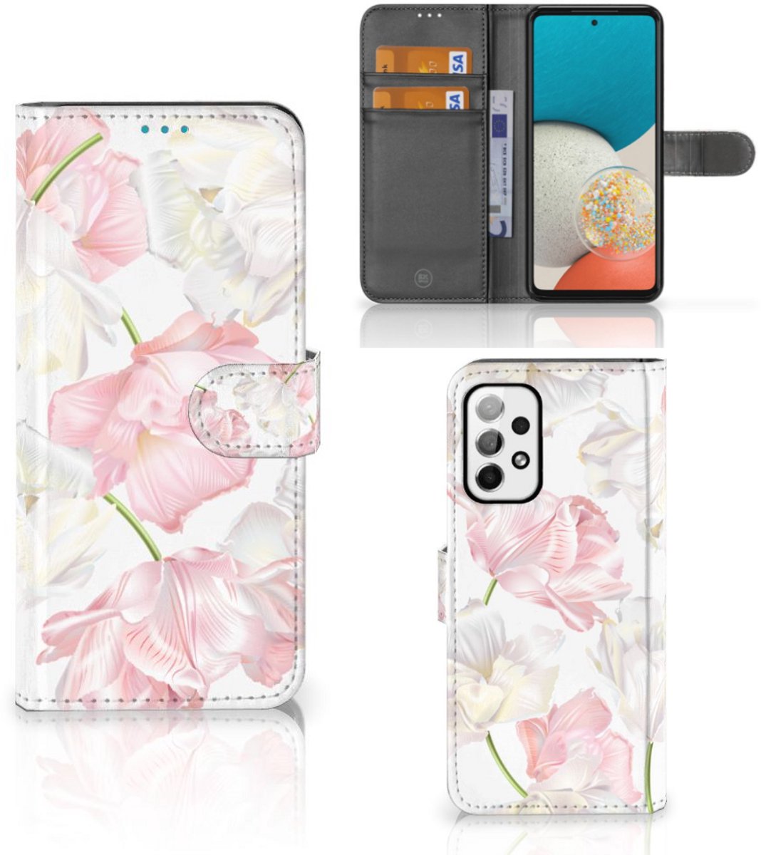 Samsung Galaxy A73 5G Hoesje Lovely Flowers
