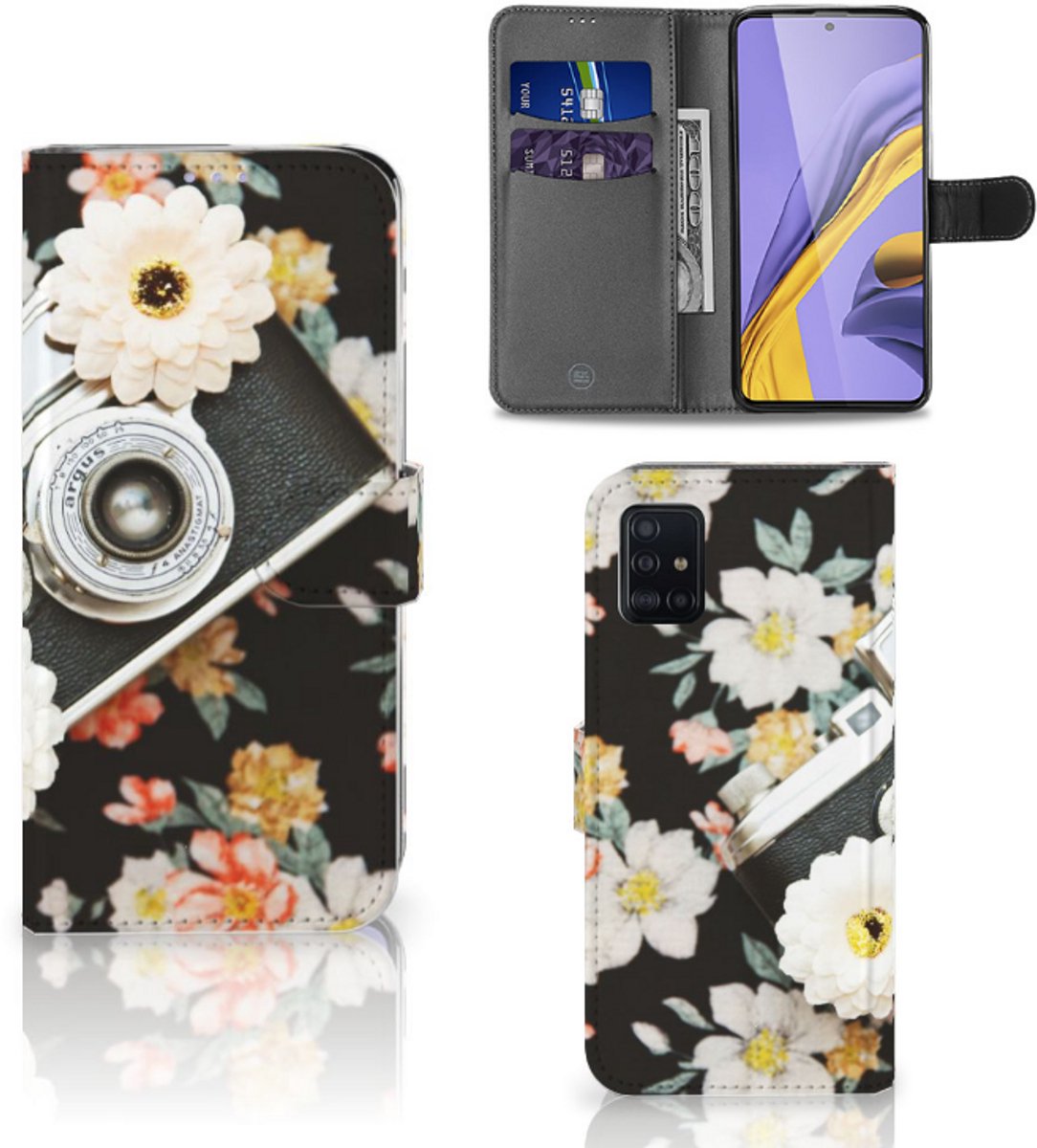 Samsung Galaxy A51 Telefoonhoesje met foto Vintage Camera