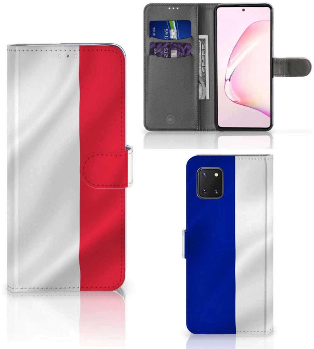 Samsung Note 10 Lite Bookstyle Case Frankrijk