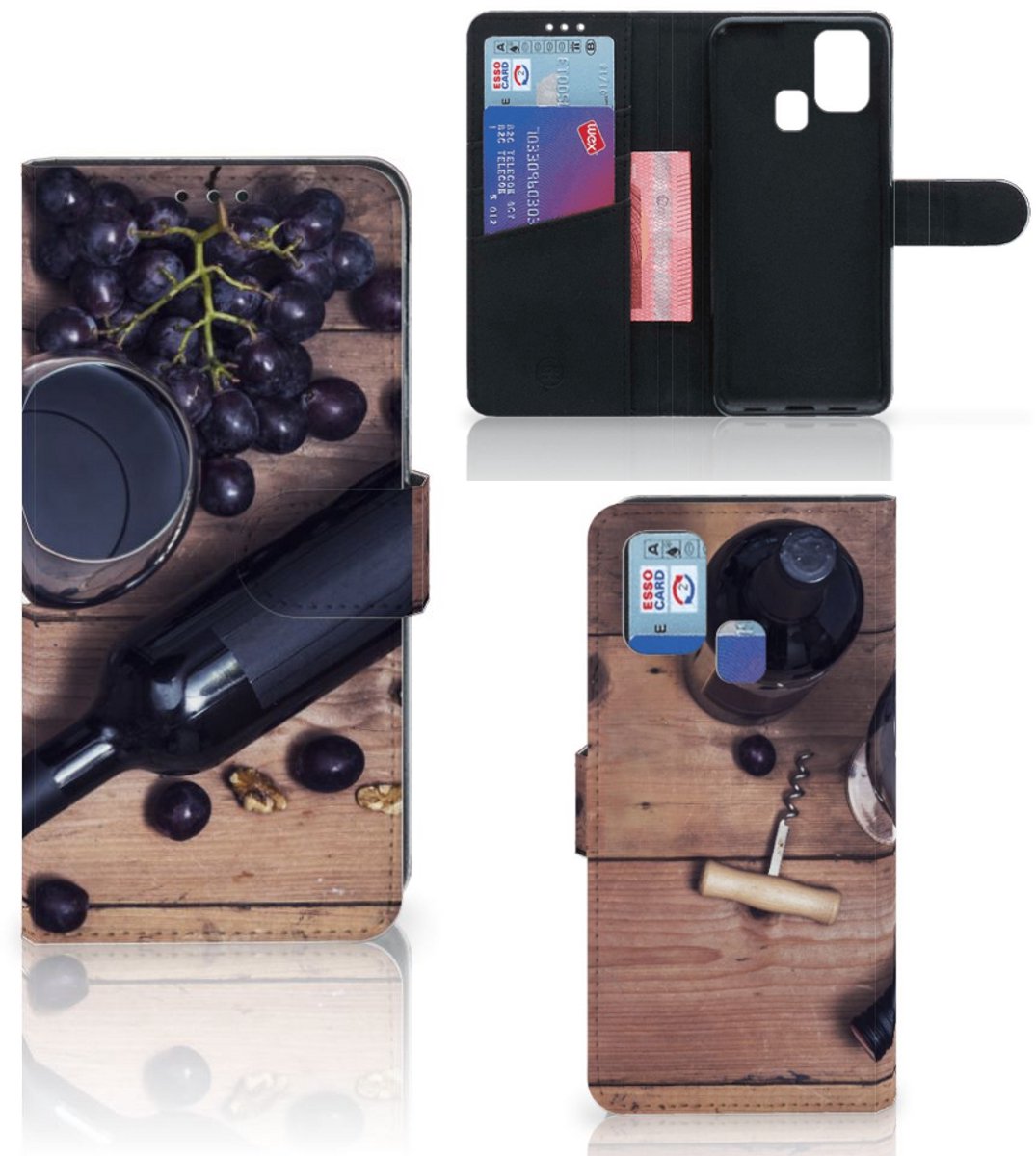Samsung Galaxy M31 Book Cover Wijn