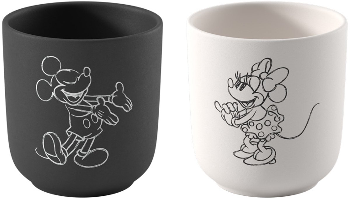 Kaffeebecher Manufacture Rock – Mickey Mouse 280 ml Set van 2