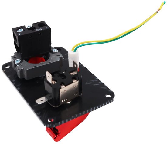 Carbon Fiber Racing Auto 12V Contactslot Paneel Motor Start Drukknop Rode LED Schakelaar - Rood — afbeelding 5