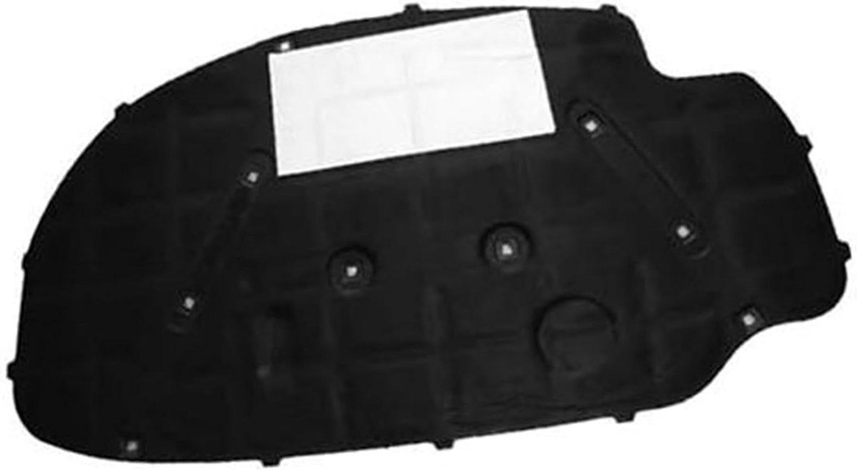 Motorkap Isolatiemat - Warmte Isolatiehoes Geluidsdemper - Motorruimte Beschermen - Hittebestendig Materiaal - 50 g - Zwart