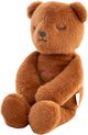 Lulla Bear Slaapknuffel Bruin – met natuurlijke hartslag & ademhaling – Slaaphulp – Werkt tot 12 uur – Hypoallergeen & Wasbaar – Voor Baby, Prematuur & Kind