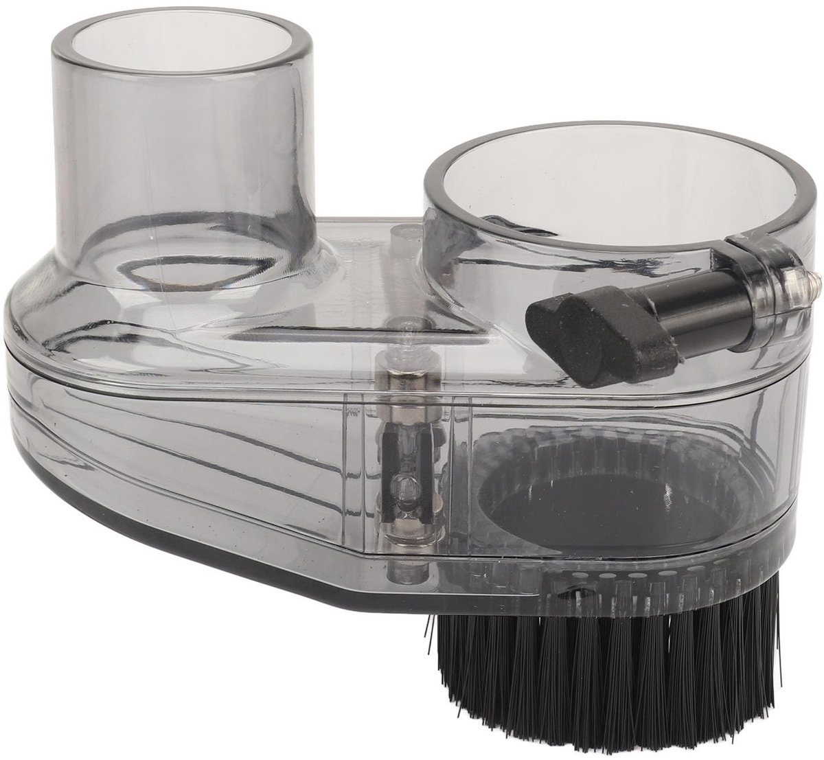 Cosensi Router Dust Shoe - Nylon Borstel - Transparant en Hoogte Verstelbaar - Geschikt voor 52mm Spindle Motors - Perfect voor Houtbewerking