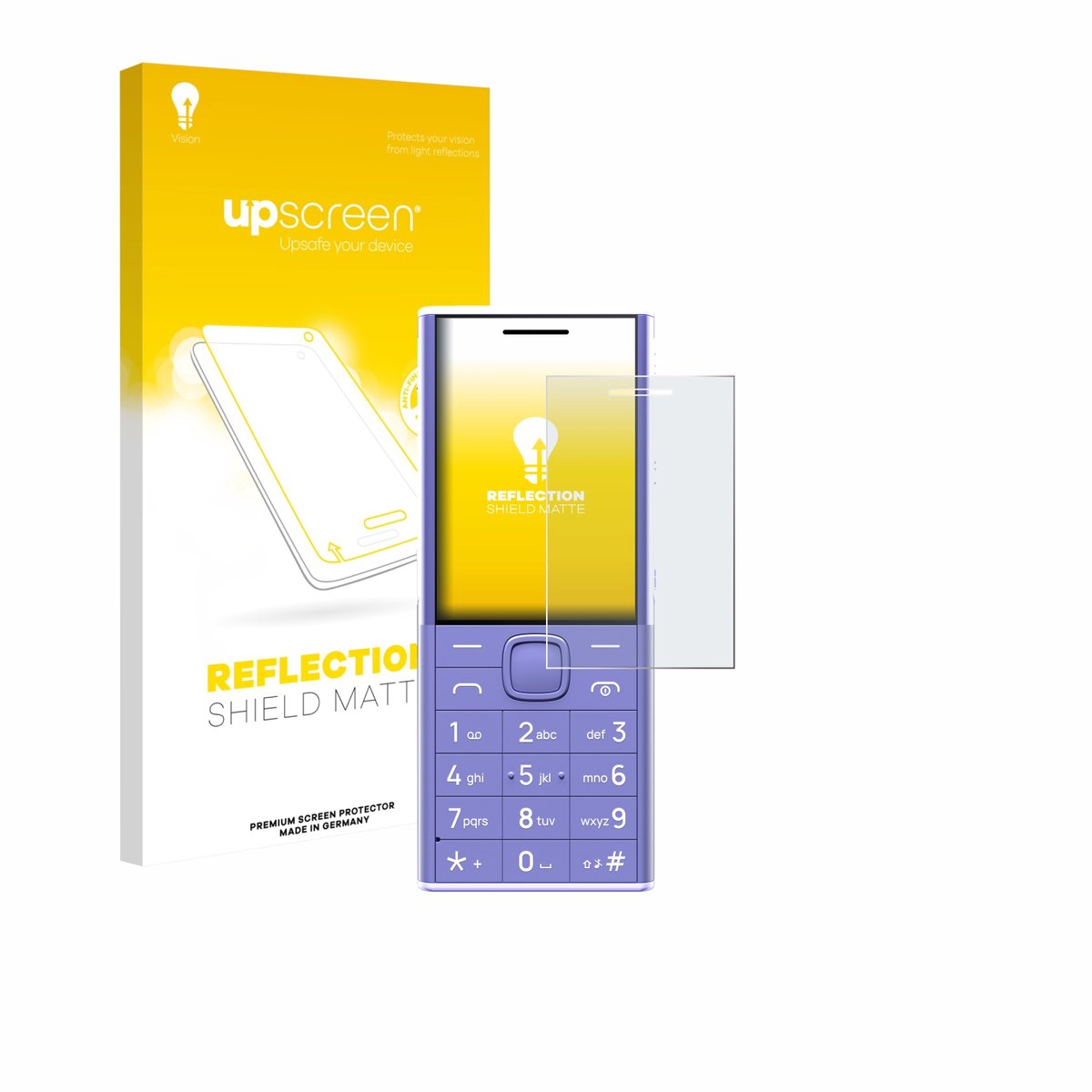 upscreen - Screenprotector voor Nokia 150 Music - Folie Beschermfolie anti glare matte