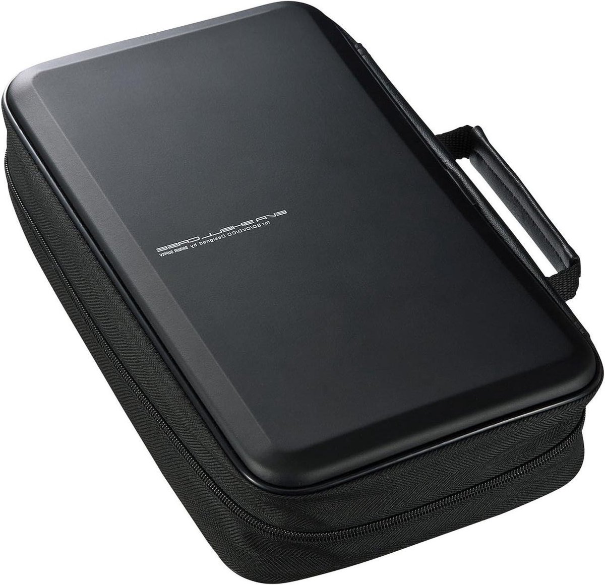 SANWA CD-hoes met 104 inhoud, grote cd-hoesjes, draagbare dvd-vcd-opbergdoos, draagbare ritstas, EVA-beschermende Blu-ray-portemonnee met handvat, voor auto, thuis, kantoor, gameschijf, audiomuziek,