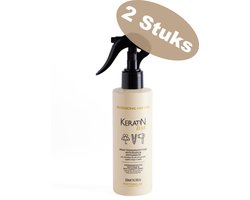 Phytorelax Keratin Liss Heat Protection Spray Voordeelverpakking – 2 Stuks Anti-Pluis & Anti-Klit Haarverzorging Thermoprotector Spray – Beschermend & Voedend – 2 x 200ml