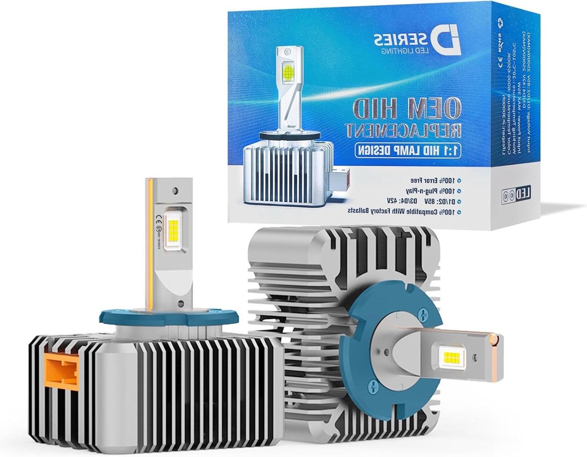 Xenon Brenner - Autolamp D5S - Auto Verlichting - Anti-UV Coating - 2 Stuks - Wit