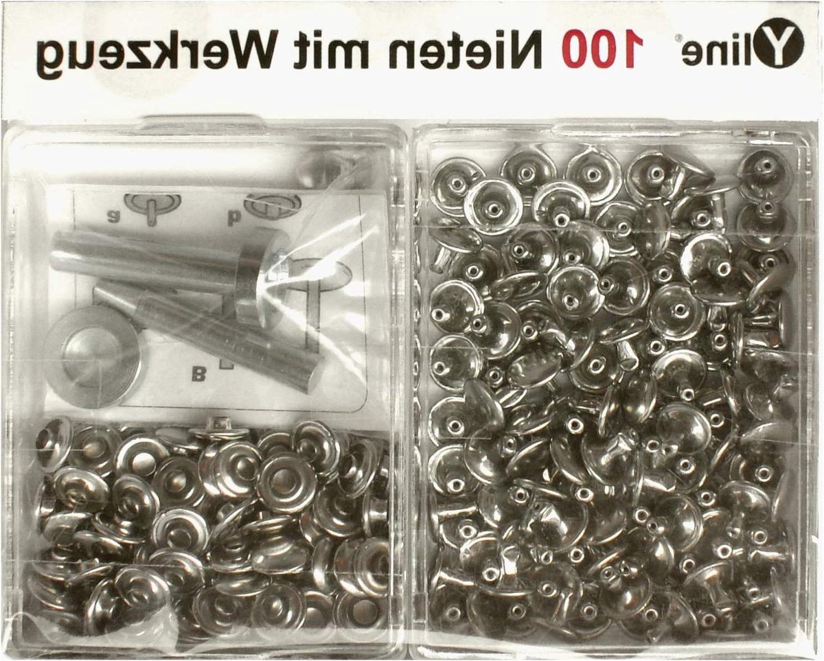 Holle Klinknagels - Roestvrij Staal Klinknagels - Bevestigen van Materialen - Met Bevestigingsgereedschap - 9 mm - Zilverkleurig